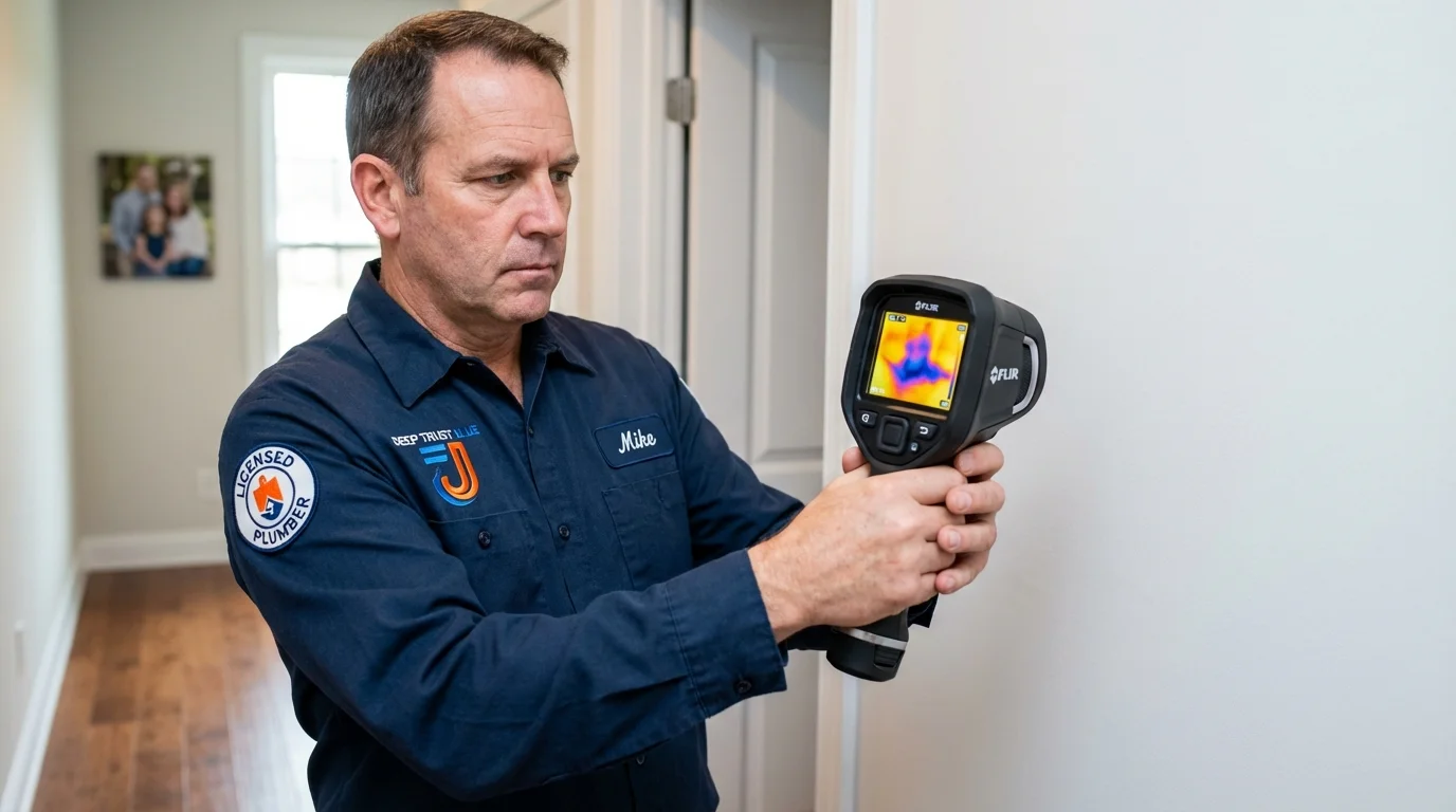 Thermal imaging leak detection by Johns Plumbing LLC in Pinch